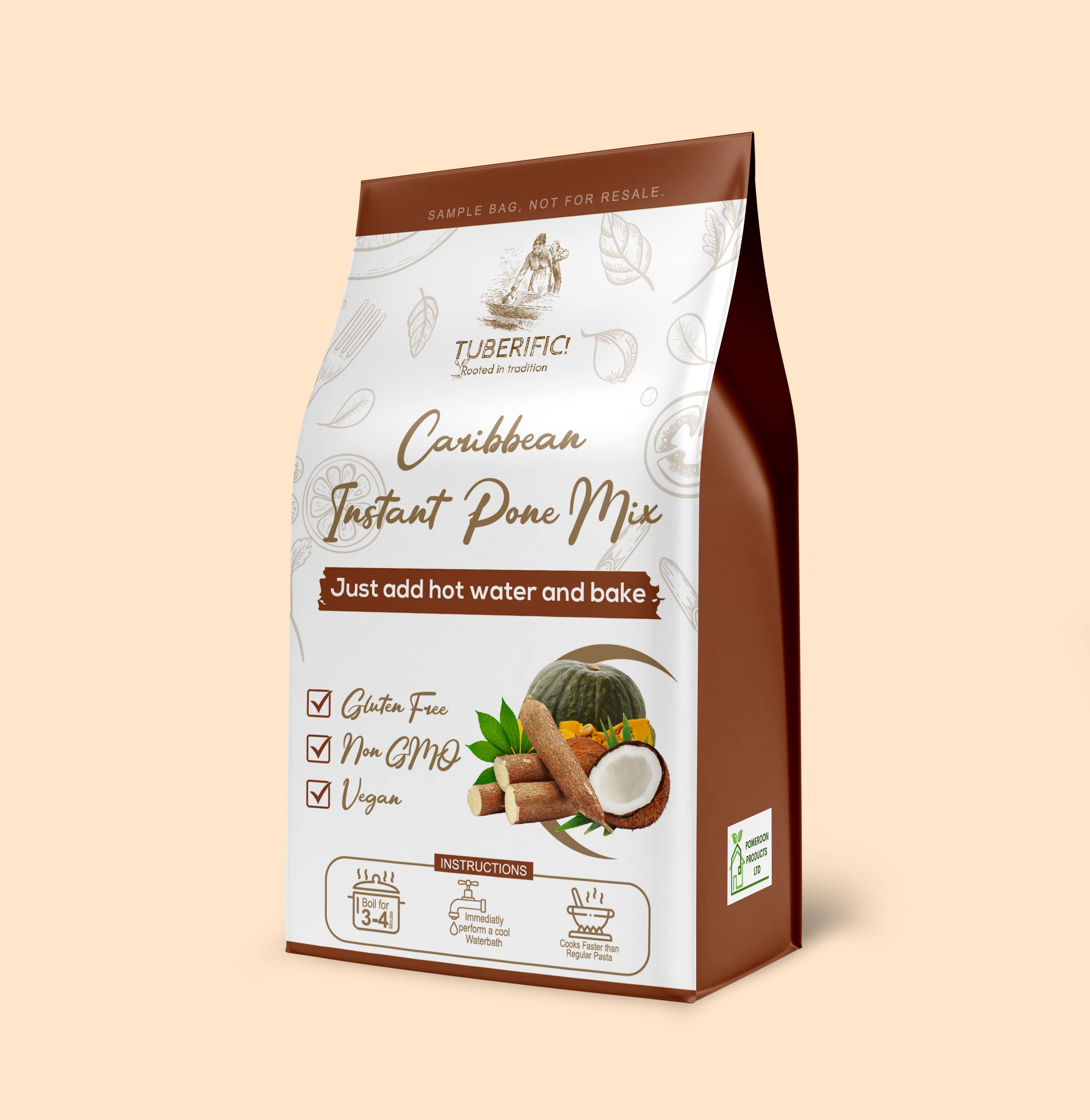 Pouch Packaging Mockup Design London