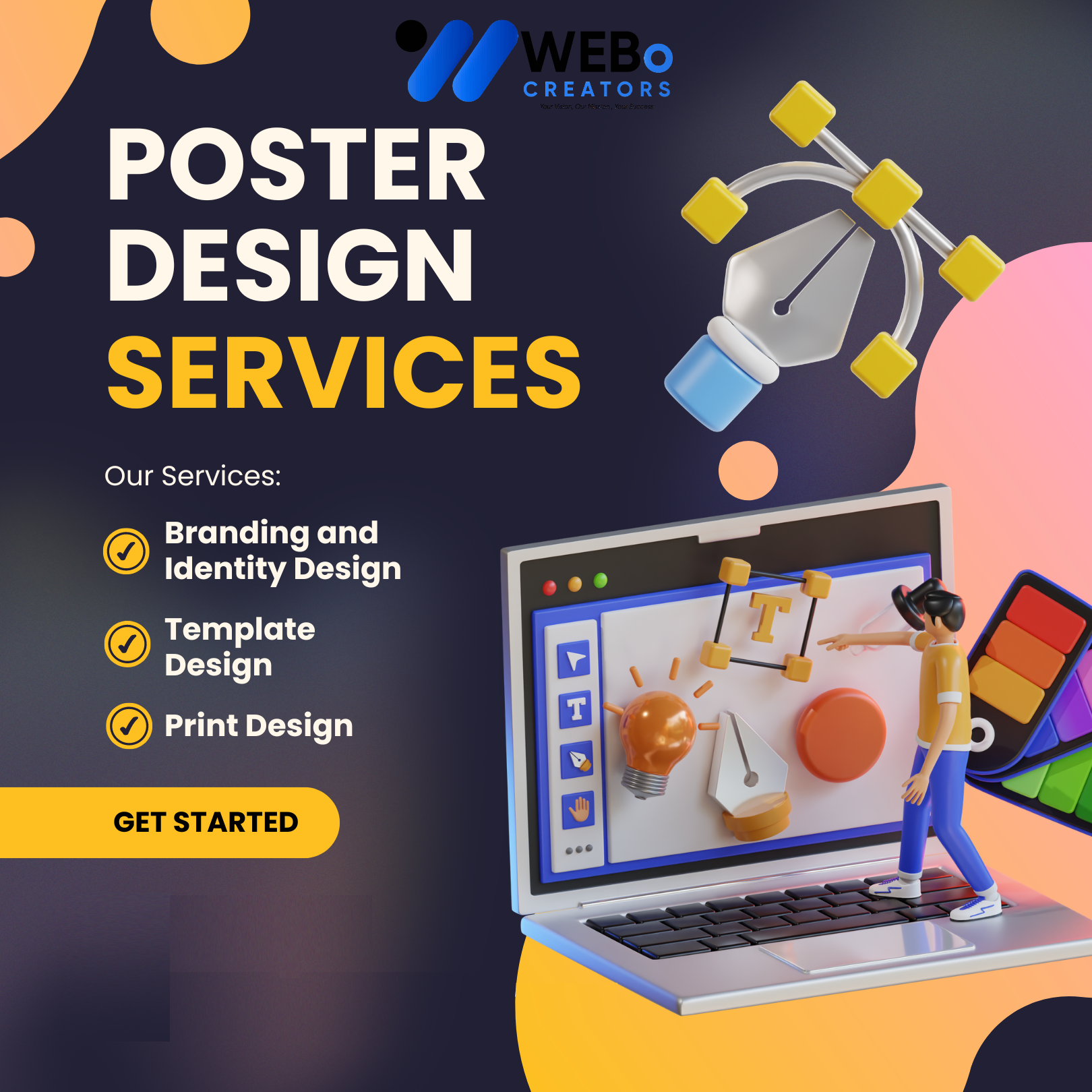 Poster Design Service | Get Powerful Advertising Poster in London for Business and Events