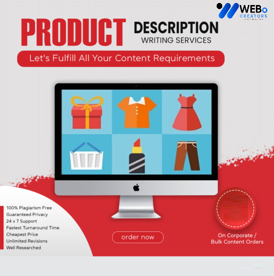Product Description Writing Services | Best Digital Marketing Agency | Web Design in London for online stores